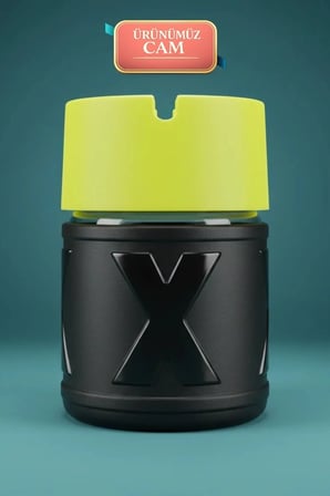 2 Adet X Cam Kokusuz Küllük | Koku Hapseden Kapaklı | Rüzgar Önleyici Kapaklı | Araç ve Ev Kullanımına Uygun | Sarı | 210 ML