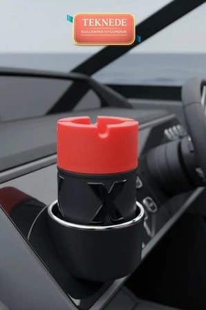 2 Adet X Cam Kokusuz Küllük | Koku Hapseden Kapaklı | Rüzgar Önleyici Kapaklı | Araç ve Ev Kullanımına Uygun | Turuncu | 210 ML
