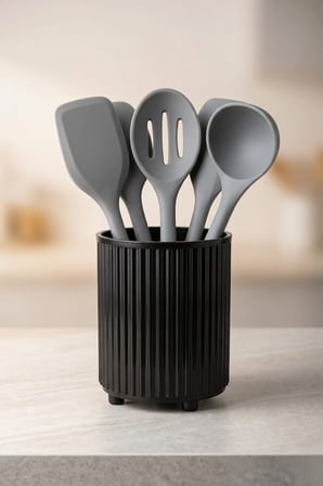 3 Adet Makyaj Fırçası Ve Tarak Düzenleyici | Çok Amaçlı Kozmetik | Banyo Düzenleme Kutusu | Organizer | 900 ML | Siyah