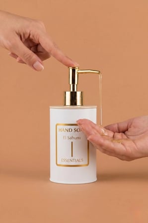 2’li Set Premium Sıvı Sabunluk | El Sabunu & Bulaşık Sabunu Dispenseri | Modern Pompalı Şık Tasarım | Beyaz