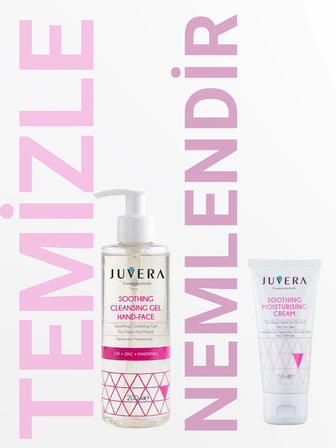 JUVERA  Hassas Ciltler Için Yüz Yıkama Jeli - Nemlendirici Etkili Yüz Temizleme Jeli 200 ml