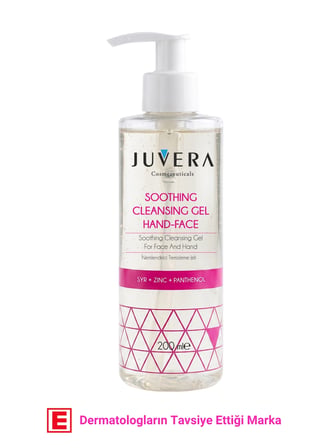 JUVERA  Hassas Ciltler Için Yüz Yıkama Jeli - Nemlendirici Etkili Yüz Temizleme Jeli 200 ml