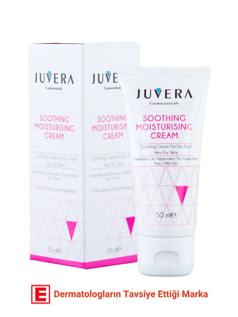 JUVERA  Hassas ve Kuru Ciltler Için Kızarıklık Karşıtı Nemlendirici Krem - Soothing Moisturising Cream 50 ml