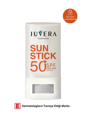 Juvera Stick Güneş Koruyucu Krem Tüm Cilt Tipleri Için 50spf Pa++++ 15 gr – tüm cilt tipleri için geniş spektrumlu, stick formda pratik güneş koruyucu Juvera Stick Güneş Koruyucu Krem Tüm Cilt Tipleri Için 50spf Pa++++ 15 gr – tüm cilt tipleri için g