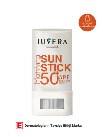 JUVERA  Stick Güneş Koruyucu Krem Karma ve Yağlı Ciltler Için 50spf Pa++++ 15 gr