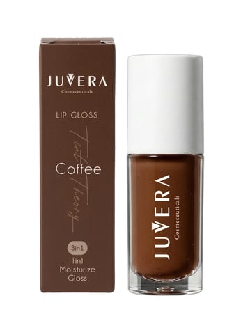 JUVERA  Nemlendirici Etkili Renkli Dudak Parlatıcısı Coffee - Lip Gloss Coffee 3 in 1 - 5 ml
