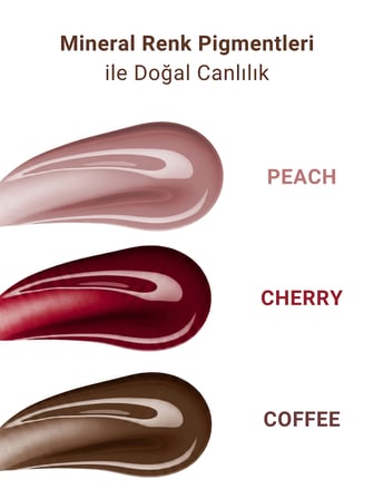 JUVERA  Nemlendirici Etkili Renkli Dudak Parlatıcısı Coffee - Lip Gloss Coffee 3 in 1 - 5 ml