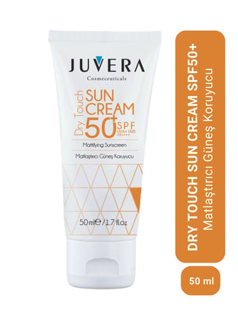 JUVERA  Güneş Koruyucu Krem Tüm Cilt Tipleri İçin Yeni Nesil Filtreli SPF 50+ PA++++ 50 ml