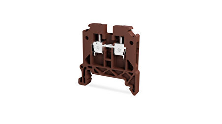 Tbloc TBL 2,5mm Kahverengi Vidalı Tek Katlı Klemens 10'lu Paket