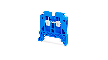 Tbloc TBL 2,5mm Mavi Vidalı Tek Katlı Klemens 10'lu Paket