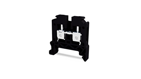 Tbloc TBL 6mm Siyah Vidalı Tek Katlı Klemens 10'lu Paket