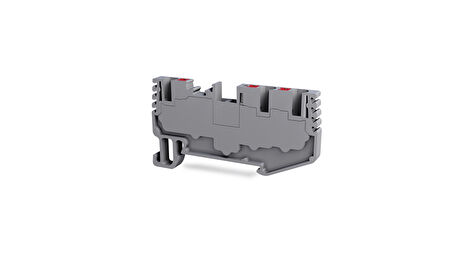 Tbloc PFT 2,5 1X2 Gri Push-İn 1 Giriş 2 Çıkış Klemens 10'lu Paket