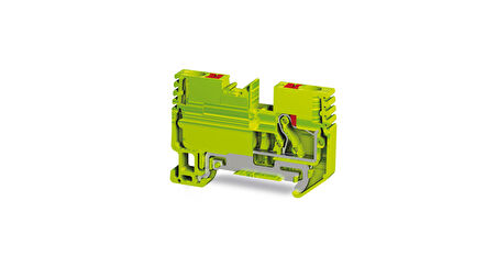 Tbloc PFT 4 E Sarı-Yeşil Push-İn Topraklama Klemensi 4mm 10'lu Paket