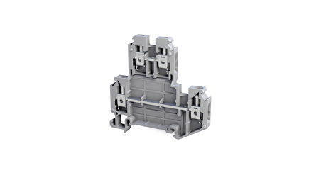 Tbloc TBL 4 2P GRİ Vidalı İki Katlı Klemens 10'lu Paket