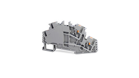 Tbloc PFT 2,5 2P Gri Push-İn Çok Katlı Klemens 2,5mm 10'lu Paket