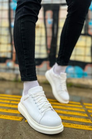 CH254 CBT Pittura Erkek Ayakkabı BEYAZ