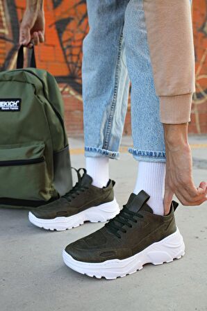CH089 CBT Low Top Lace Up Erkek Ayakkabı HAKI