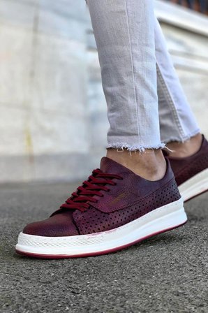 CH043 CBT Cowien Erkek Ayakkabi BORDO