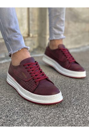 CH043 CBT Cowien Erkek Ayakkabi BORDO