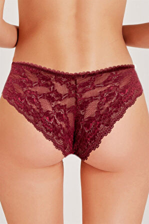 Önü Kumaş,Arkası Dantel Normal Külot