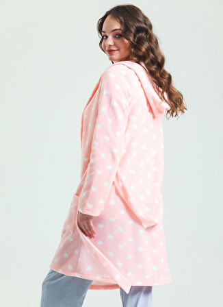 Magic Form Düz Pembe Kadın Sabahlık 35252