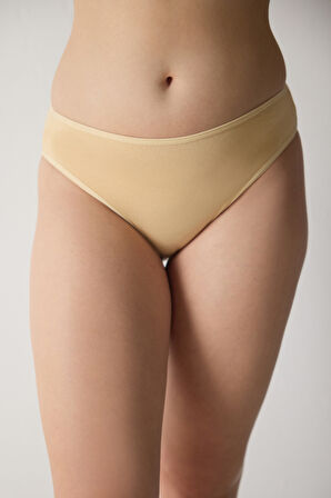 Düz Penye Kumaşlı 3 Lü Paket Normal Külot