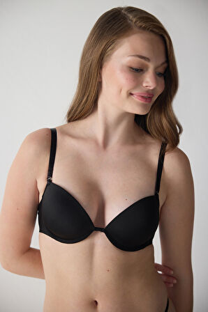 Basic Düz Dekolte Push Up Destekli Sütyen