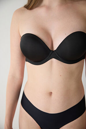 Basic Düz Ekstra Dolgulu Destekli Sütyen