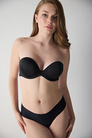 Basic Düz Ekstra Dolgulu Destekli Sütyen