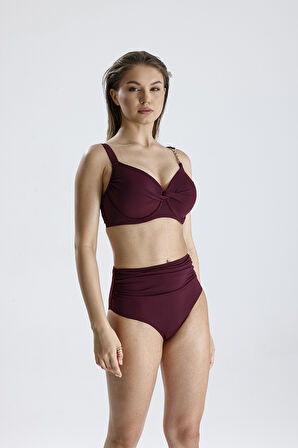 Süngerli Toparlayıcı Bikini Üst