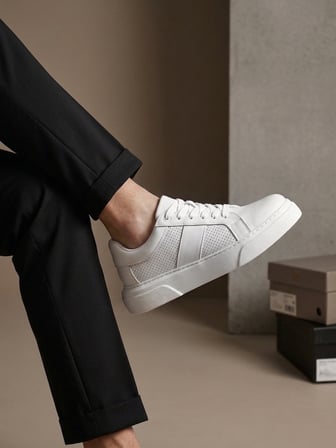 BA0247 Erkek Sneaker Günlük Casual Spor Ayakkabı Beyaz