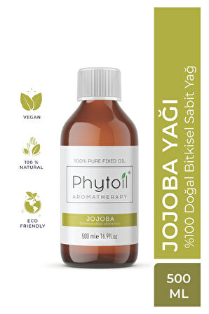 Jojoba Yağı (Jojoba) %100 Saf ve Doğal Bitkisel Sabit Yağ 500 ml