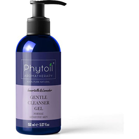 Phytoil Normal Ciltler İçin Yüz Temizleme Jeli Gentle Cleanser Gel Ölmez Çiçek Lavanta 150 Ml