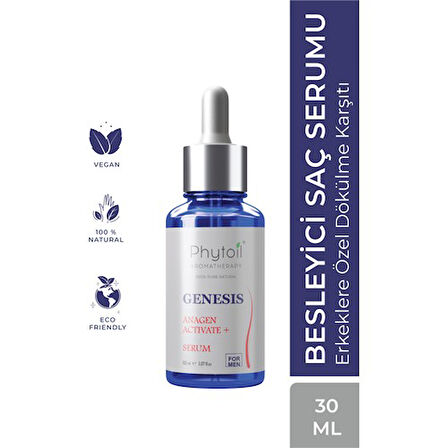 Phytoil Aromaceuticals Genesis Anagen Serum Erkek 30 Ml
