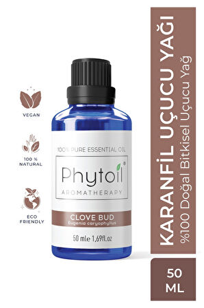 Karanfil Uçucu Yağı – Clove Bud %100 Saf ve Doğal Bitkisel Uçucu Yağ 50 ml