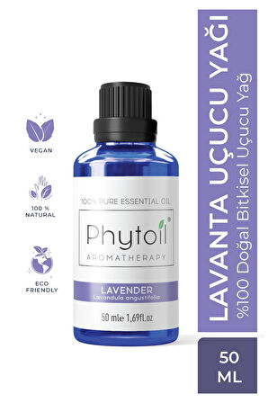 Organik Lavanta Uçucu Yağı – Lavender %100 Saf ve Doğal Bitkisel Uçucu Yağ 50 ml