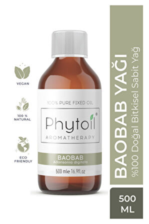 Organik Baobab Yağı – Baobab Oil %100 Doğal Bitkisel Sabit Yağ 500 ml