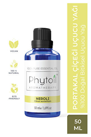 Organik Portakal Çiçeği Uçucu Yağı – Neroli %100 Saf ve Doğal Bitkisel Uçucu Yağ 50 ml