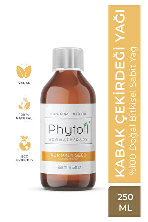 Kabak Çekirdeği Sabit Yağı (Pumpkin Seed) %100 Saf ve Doğal Bitkisel Sabit Yağ 250 ml