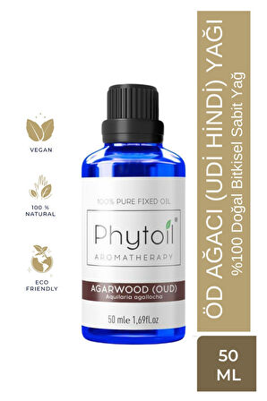 Öd Ağacı (Udi Hindi) Yağı (Agarwood – Oud) %100 Saf ve Doğal Bitkisel Sabit Yağ 50 ml