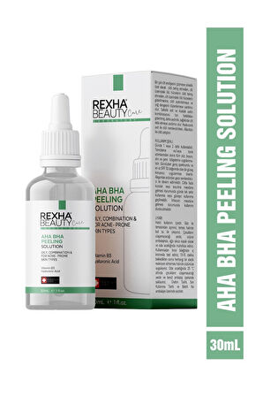 AHA/BHA Gözenek Sıkılaştırıcı Ve Cilt Eşitleyici Yüz Peeling Serumu-30 ml