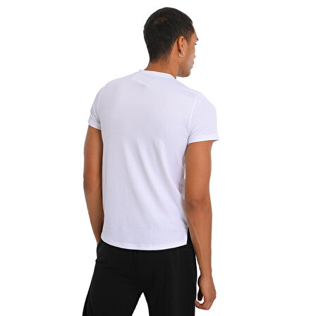 Conforto3 Erkek Beyaz Koşu T-Shirt 24KE013-BYZ