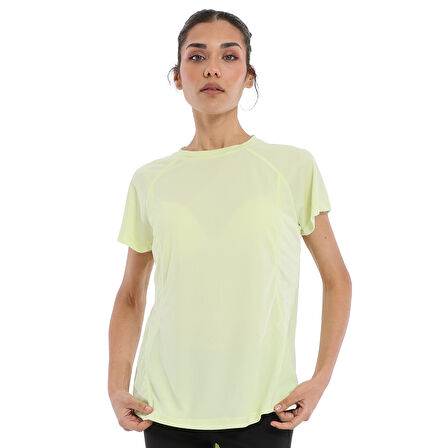 Bilbao Kadın Sarı Koşu T-Shirt 24KK003-YSL