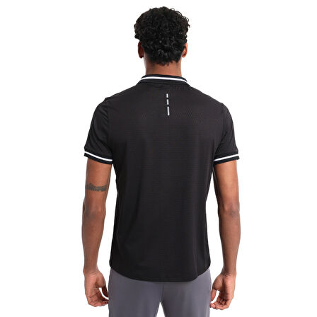 Nagoya Erkek Siyah Koşu T-Shirt 25YE001-SYH