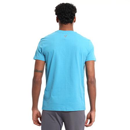 Seto Erkek Mavi Koşu T-Shirt 25YE002-MAVI