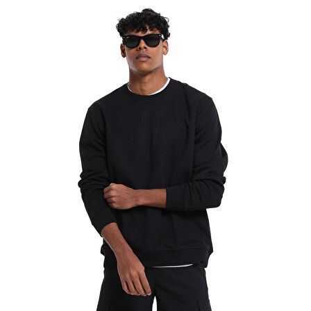 Kimitsu Erkek Siyah Koşu T-Shirt 25YE003-SYH