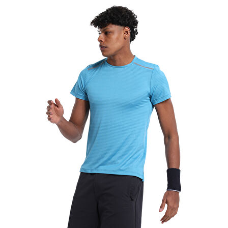 Conforto 4 Erkek Mavi Koşu T-Shirt 25YE007-MAVI