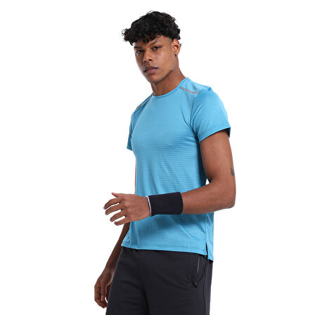 Conforto 4 Erkek Mavi Koşu T-Shirt 25YE007-MAVI