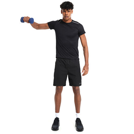 Conforto 4 Erkek Siyah Koşu T-Shirt 25YE007-SYH