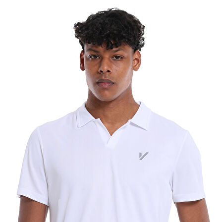 Otaru Erkek Beyaz Koşu T-Shirt 25YE010-BYZ